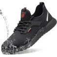 thumbnail image 1 of Waterproof Steel Toe Shoes For Men Women Lightght Slip Resistant Comfortable Fety Work Sneakers Construction, 1 of 5