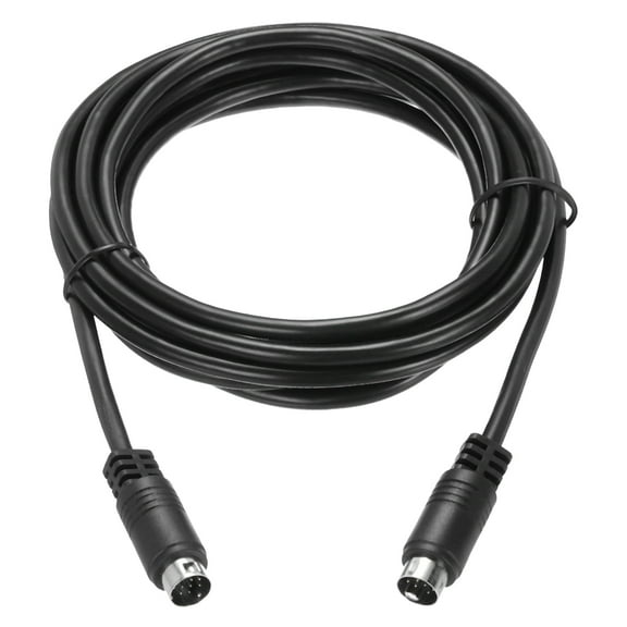 Uxcell S Video Cable 10ft, Mini DIN 9 Pin Male to Male Gold Plated Connector