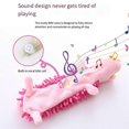 thumbnail image 3 of Dog Plush Sound Making Toys Chewing Teeth Grinding Training Plaything Squeaking Interactive Mops Lint Puppy Toy, B, 3 of 5