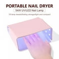 thumbnail image 4 of Nail Dryer Lamp Mini  54W LED UV Portable Nail Dryer Curing Lamp Light for Gel Based Polish USB Power Travel Portable Nail Art Tool Nail Gel Polish Dryer, 4 of 6