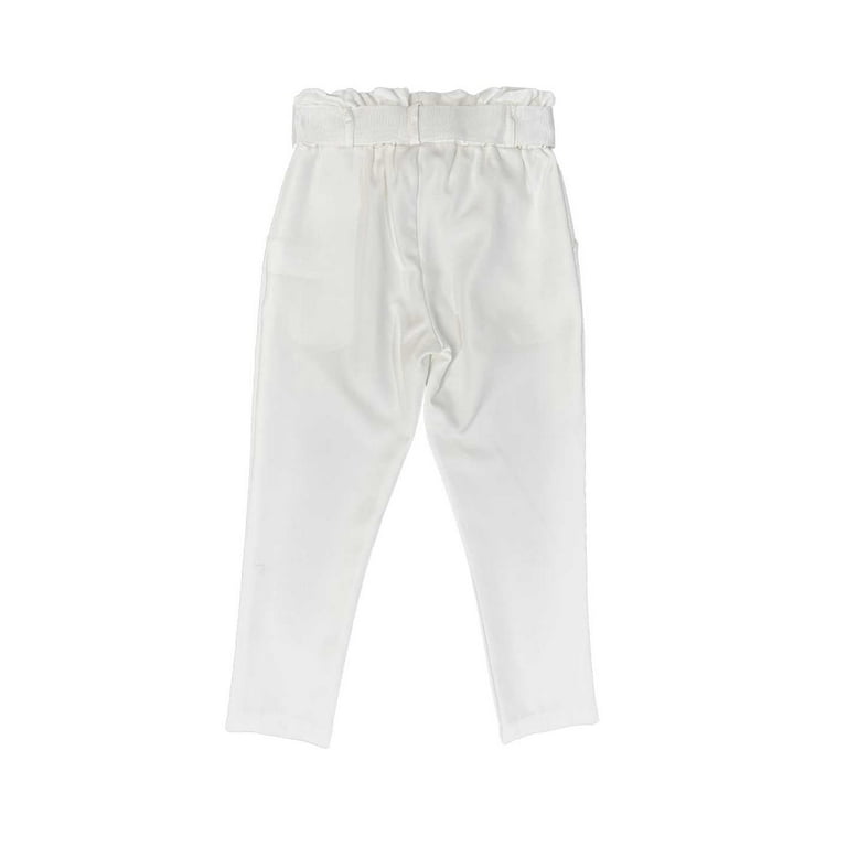 Girls white dress pants cheap