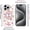Mini Spring Flowers, variant on XPM for Apple iPhone 15 Pro Max Phone Case, Pattern Design Hybrid with Invisible Ring Stand & Magnetic Back, Shockproof Protective Grip Cover for iPhone 15 Pro Max (Emoji Smile Face)