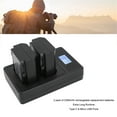 thumbnail image 4 of NP FZ100 Camera Battery, Smart LED Display Wide Compatibility Safe NP FZ100 Camera Battery Charger  for A7iii A7R V, 4 of 7