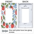 thumbnail image 3 of Yayeee Rocker Switch Wall Plate 1-Gang 4.6"x2.9" Home Decorative Outlet Cover, Vibrant Strawberries, 3 of 6