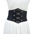 thumbnail image 2 of Waist Belt Casual Wide Leather Elastic Punk Fashion Buckle Women'S Corset Belt for Stretch Dress Women' Waistband Blouse Decorations, 2 of 8