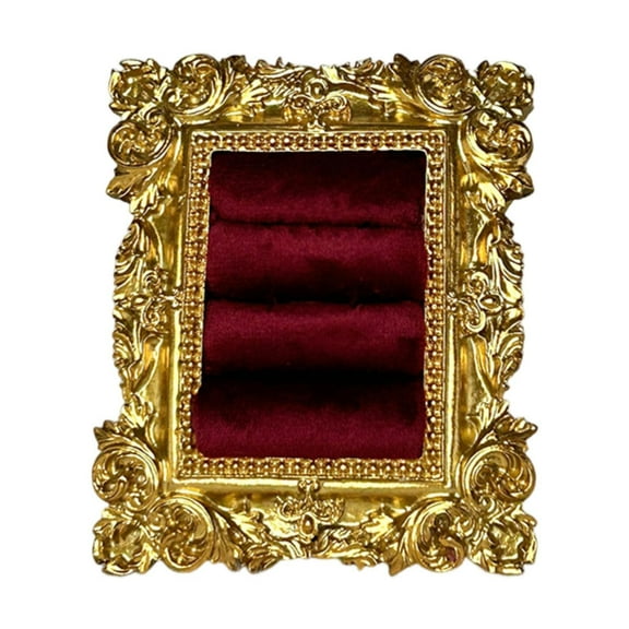 Ring Holder Jewelry Organizer Earring Display Tray Vintage Style Resin for a Woman's Birthday or Housewarming Gift