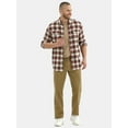 thumbnail image 5 of George Men's & Big Men's Relaxed Fit Double Pocket Flannel Shirt, Sizes XS-3XLT, 5 of 5