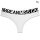 thumbnail image 3 of Malla sin fisuras de la tanga hueca sin fisuras hueco impreso de la ropa interior de la cintura baja mini transpirable g-string yoga bragas calzoncillos para fiesta blanco XL Vogacara AP004233-03, 3 of 7