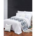 thumbnail image 3 of Xipuska Navy Blue Coastal Bed Runners for Queen Size Bed, Decorative Bed Throws for Foot of Bed, Vintage Nautical Summer Rudder Bed Runner Sofa Throw Bedding Scarf Protector Slipcover for Bedroom, 3 of 6