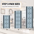 thumbnail image 2 of Ottomanson 3-Piece Kitchen Rug Set, Non-Slip Washable Hallway Runner & Floor Mat for Bathroom 22.5" x 36" + 22.5" x 48" + 22.5" x 60" Mahal Blue, 2 of 5