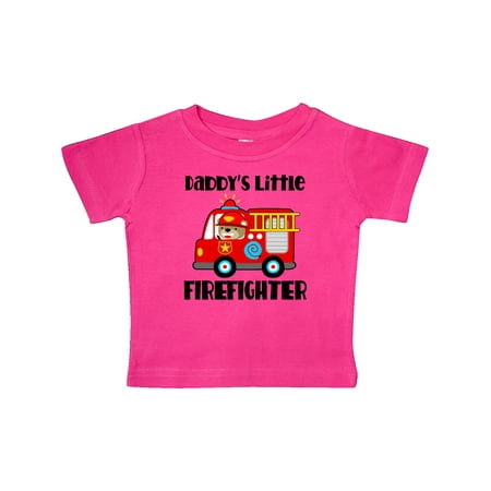 

Inktastic Daddys Little Firefighter Gift Baby Boy or Baby Girl T-Shirt