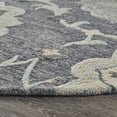 thumbnail image 6 of 7â€™ Round Gray Floral Trellis Area Rug, 6 of 8