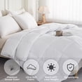 thumbnail image 2 of PAYDA Winter Weight Goose Down Comforter Queen Size,Feather Down Comforter with Double Layer Fabric,Queen,90"x90"), 2 of 7