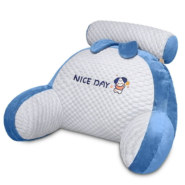 Aoresac Reading Pillow with with Armrests/Large Adult Backrest with Arms/Back