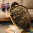 thumbnail image 5 of 100cm Huge Size Turtle Shell Pillow Plush Toys Big Tortoise Clothes Stuffed Soft for Sleeping Game Gifts, 5 of 8