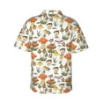 thumbnail image 3 of Haiem Mushrooms Printed Hawaiian Shirt for Men - Men’s Casual Beach Summer Shirts - Stretch Fabric with Modern Fit-Small, 3 of 9