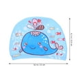 thumbnail image 2 of 2 Pcs Children's Swimming Cap Large Elastic Gorro De Natacion Para Niña Waterproof Shower Girl Boy, 2 of 6
