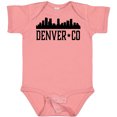 thumbnail image 3 of Inktastic Denver Colorado City Skyline Boys or Girls Baby Bodysuit, 3 of 5