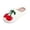 Red_009, variant on Women’s Cute Embroidered Fuzzy Slippers, Closed Toe Plush Warm House Shoes Multiple fruit Patterns Non-Slip Indoor Winter Slides Fluorescence Yellow 9(EU-42)