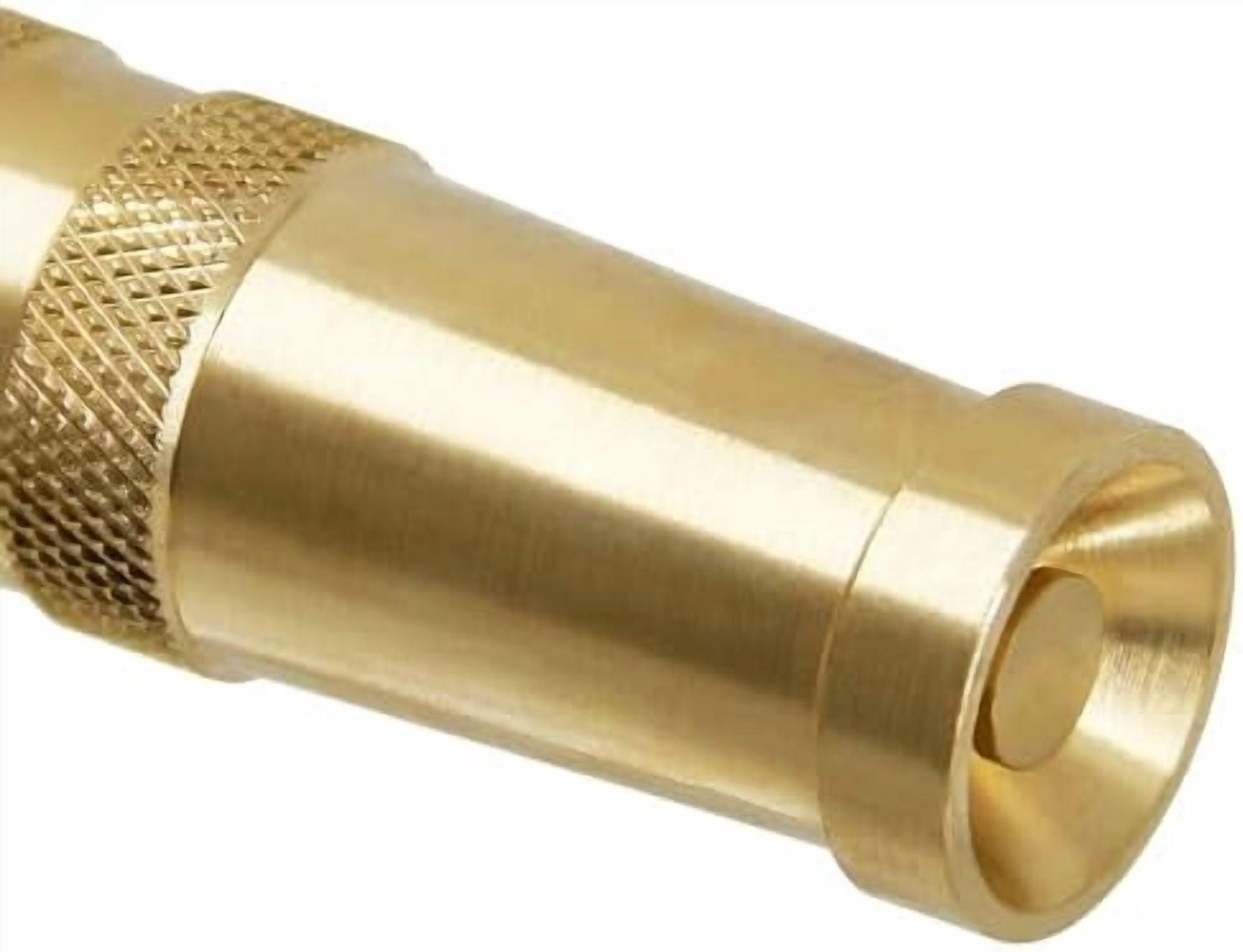 Jointown Solid Brass Hose Nozzle, 4 Pack 4"L Heavy Duty Brass Garden Hose Nozzle with 8 Rubber Washers