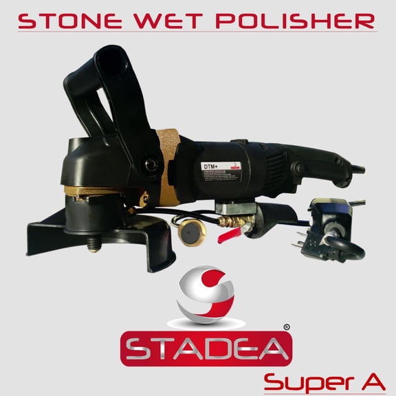 Stadea SWP102K Stone Polisher Granite Polishing Kit - Wet Variable Speed Grinder Granite Wet Polishing