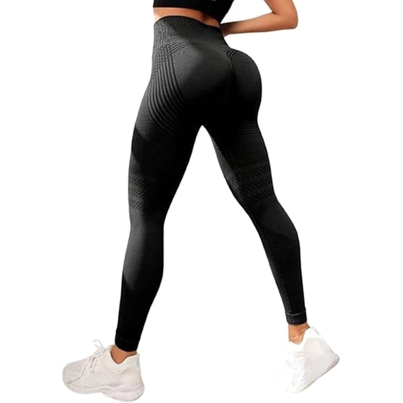 Carlikeit 2026 Women 3D Cellulite Leggings High Waist Compression Workout Yoga Fitness Breathable Sculpting Leggings Seamless Stretch Active Pants