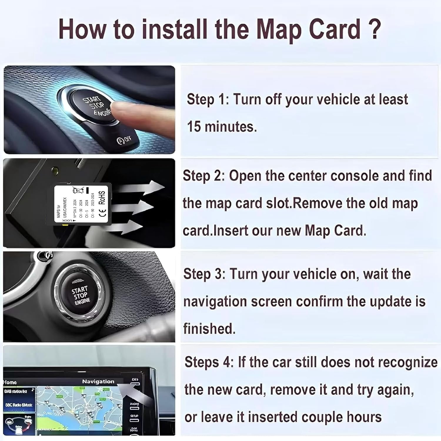 This navigation SD card is Compatible with Mazda 3 2024/Cx-30 2024/ Cx-5 2024 2025/ Cx-90 2023-2024 (Ceypec-06)