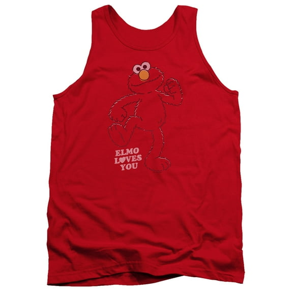 Sesame Street - Elmo Loves You - Tank Top - Medium