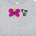 thumbnail image 4 of Inktastic 2nd Birthday I'm Two Girls Butterfly Girls Toddler Dress, 4 of 5