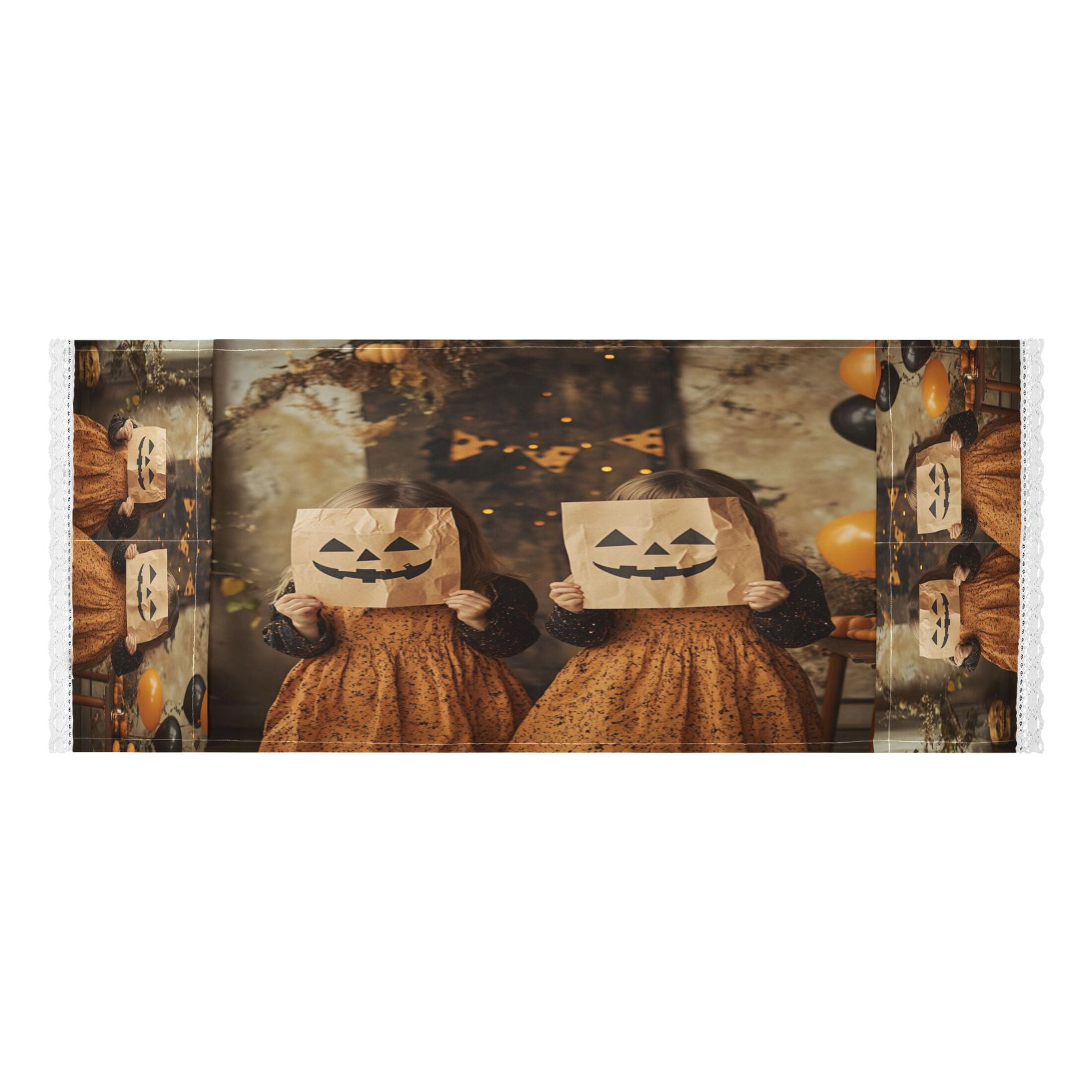 Halloween CostumesWasher and Dryer Covers Dust-Proof and Oil Resistant Fridge Cover with 4 Storage Pockets Washing Machine Top Cover for Laundry Kitchen Home 51.2 x 22 In
