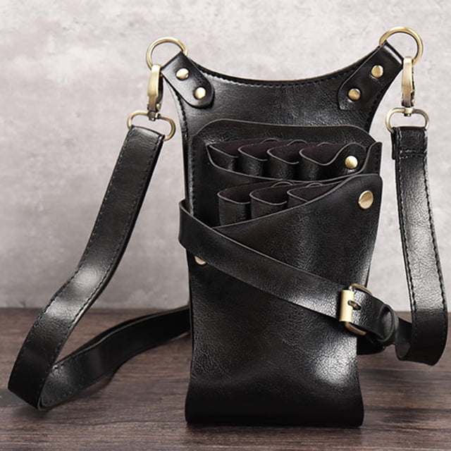Funda de peluquero Colco para tijeras de pelo Negro