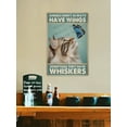 thumbnail image 5 of Vintage Siberian Cat Aluminum Metal Sign, 12 x 16 Inches, Adds a Heartwarming and Rustic Touch to Your Bedroom, Café, or Living Room, Perfect for Cat and Pet Lovers, 5 of 8