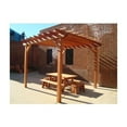 thumbnail image 4 of Best Redwood 1905 Super Deck Redwood Pergola-Size:16 ft x 16 ft, 4 of 5