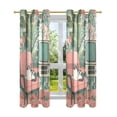 thumbnail image 7 of Yayeee Window Curtains Light Filtering 63"x42" Grommet Panel Pair Home Living Room Decor, Pink and White Cat, 7 of 7