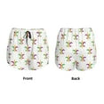 thumbnail image 6 of Goofa Mardi Gras Carnival1 Printed Women 2 in 1 Running Shorts,Quick Dry Athletic Workout Shorts,High Waisted Athletic Shorts with Liner Pockets-Large, 6 of 9
