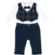 thumbnail image 1 of , Elegante juego de bebé, con camiseta y pantalones, ropa de bebé para 0-24 meses, ideas de para nacimiento, diseñado en Italia, 1 of 5