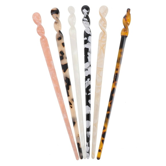 6pcs Vintage Hair Chopsticks Simplicity Long Chinese Woman Hair Accessories