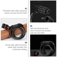 thumbnail image 3 of 5-digit Password Bike Lock Waterproof Rustproof Anti-theft Cycling Lock, 3 of 8