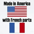 thumbnail image 2 of CafePress - Made In America With French Parts Body Suit - Long Sleeve Cotton Baby Bodysuit, 2 of 4