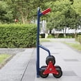 thumbnail image 5 of HiMiss Portable Stair Climbing Cart 440 Lbs Capacity Heavy Duty Stainless Steel Hand Cart Warehouse Appliance, 5 of 8