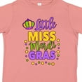 thumbnail image 4 of Inktastic Little Miss Mardi Gras with Crown and Dots Girls Toddler T-Shirt, 4 of 5