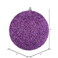 thumbnail image 5 of Vickerman 6" Orchid Beaded Ball Ornament, 4 per Bag, 5 of 5