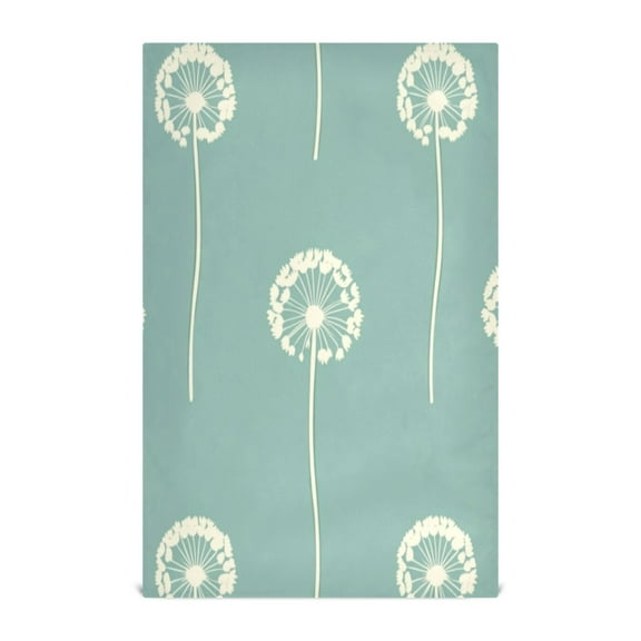 Kitchen Towel 28x18 Inches x1，Plate Towel, Decorative Towel, Napkin, Tea Towel Tea Towels For Kitchen Dish Cloths & Dish Towels White Pretty Dandelions