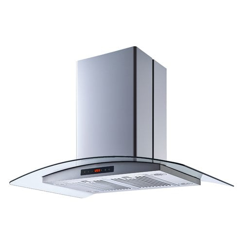 Winflo 36 450 Cfm Convertible Island Range Hood Walmart Com Walmart Com