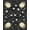 Black, Pattern 1, variant on ODIKA 4'x6' Machine Washable Non-Slip Area Rug, Mystic Garden Non Slip With Easy Clean Surface High Traffic Rug, Blue, 84300