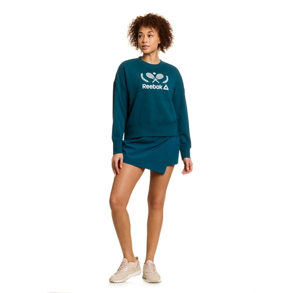 Reebok Women's Prep Crewneck Sweatshirt, Sizes XS-XXXL