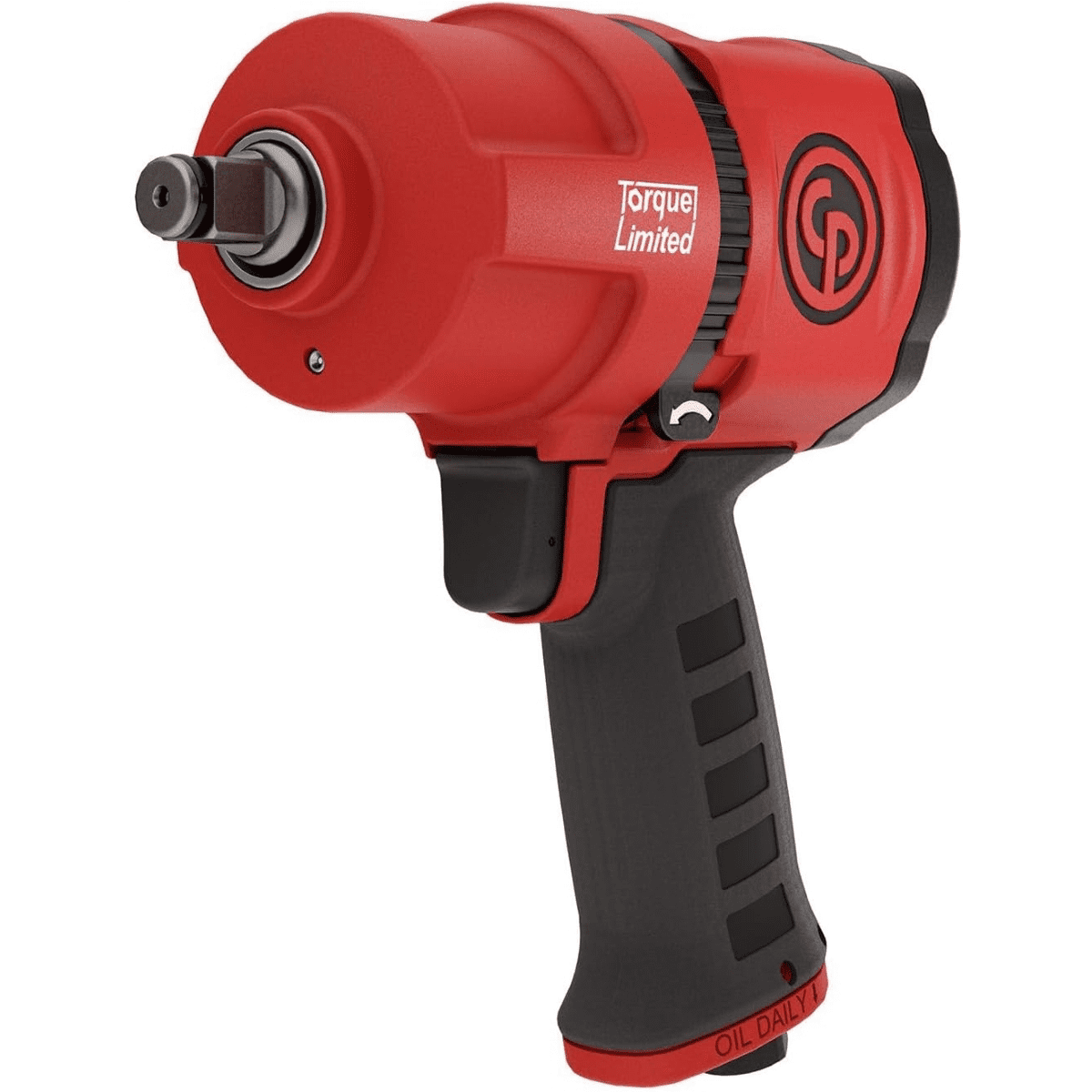 Chicago Pneumatic CP7748TL - 1/2 Inch Air Impact Wrench, Torque Limited, Pistol Handle, Max Torque Reverse Output 960 ft.lbs / 1300 Nm - 7000 RPM, Twin Hammer