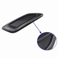 thumbnail image 5 of 2Pcs/Set  Car Hood Bonnet Vents Air Intake Scoop Flow Intake Front Engine Cover ABS Black Carbon Fiber Self-Adhesive, 5 of 5