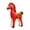 Red, variant on Aodebiao 3D Inflatable Horse Balloon, Standing Animal Noble Horse Foil Balloon for Party Decoration, Western Cowboy Themed Equestrian Competition Performance Birthday Party Supplies