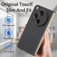 thumbnail image 4 of Nalacover Case for One Plus Open/OPPO Find N3 Fiber Texture Case, Slim Thin Protective Cover Skin for One Plus Open, with Anti-Slip Strip Sturdy Shockproof Lens Protection Phone Case, Black, 4 of 8